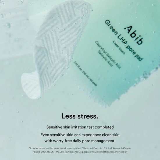 Abib Green LHA Pore Pad - Clear Touch 80pcs Abib Green LHA Pore Pad - Clear Touch 80pcs