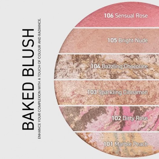 ALIX AVIEN Baked Blush - 104 Dazzling Chocolate 11gr