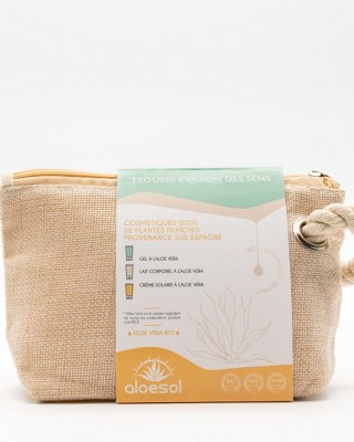 ALOESOL Sun Protection Kit with Bio Aloe Vera - Sun Cream SPF 30 & Body Lotion & Aloe Vera Gel 98% 3*100ml