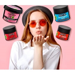 Beauty Jar - “CHERRY PIE” - Sugar Lip Polish with Sugar Powder & Cherry Kernel Oil 120gr