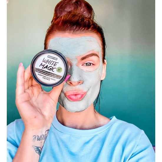 Beauty Jar - "WHITE MAGIC" - Purifying Clay-Mask For Face 140gr Beauty Jar - "WHITE MAGIC" - Purifying Clay-Mask For Face 140gr