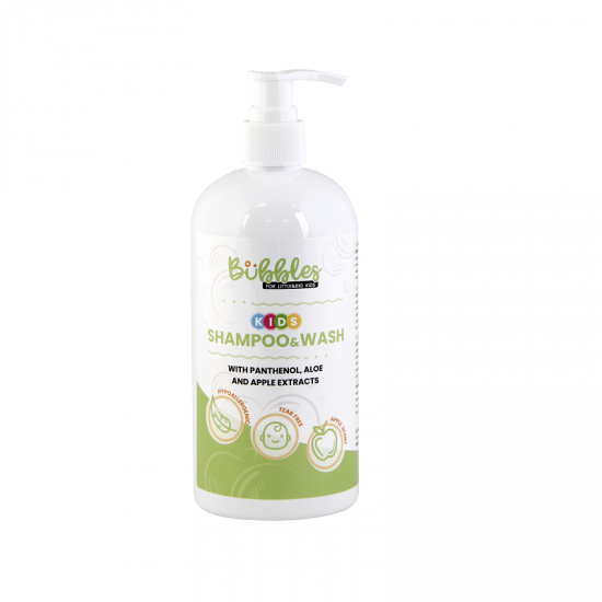 Beauty Jar - "BUBBLES" - Baby & Kids Shampoo and Wash 500ml Beauty Jar - "BUBBLES" - Baby & Kids Shampoo and Wash 500ml