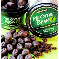Beauty Jar - “MR. COFFEE BEAN” - Detoxifying Face Scrub with Coffe, borago & Orange Oil 50gr