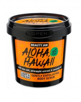 Beauty Jar - “ALOHA HAWAII” - Gently Exfoliating Body & Face Scrub 200gr