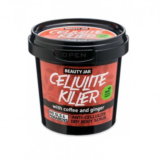 Beauty Jar - “CELLULITE KILLER” - Anti-Cellulite Dry Body Scrub 150gr