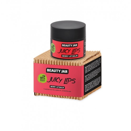 Beauty Jar - “JUICY LIPS” - Berry Lip Balm 15gr Beauty Jar - “JUICY LIPS” - Berry Lip Balm 15gr
