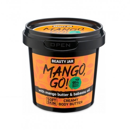 Beauty Jar - “MANGO GO” - Creamy Body Butter 135gr Beauty Jar - “MANGO GO” - Creamy Body Butter 135gr