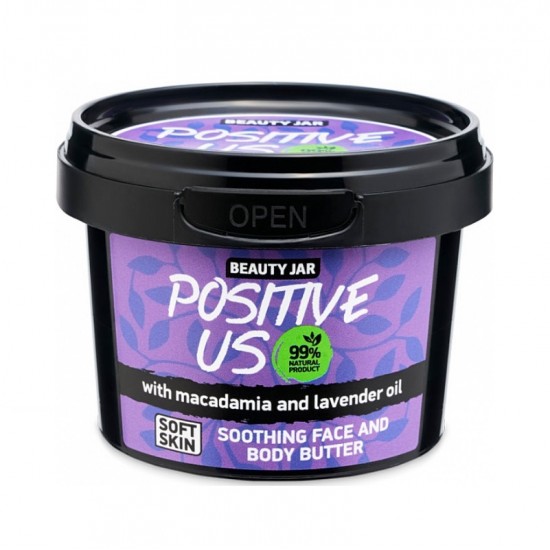 Beauty Jar - “POSITIVE US” - Soothing Face & Body Butter 90gr Beauty Jar - “POSITIVE US” - Soothing Face & Body Butter 90gr