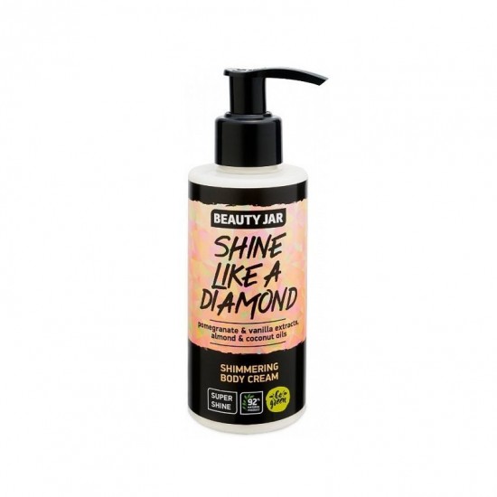 Beauty Jar - “SHINE LIKE A DIAMOND” - Shimmering Body Cream 150ml Beauty Jar - “SHINE LIKE A DIAMOND” - Shimmering Body Cream 150ml