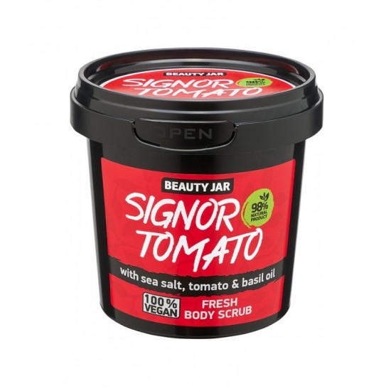 Beauty Jar - “SIGNOR TOMATO” - Fresh Body Scrub 200gr Beauty Jar - “SIGNOR TOMATO” - Fresh Body Scrub 200gr