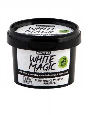 Beauty Jar - "WHITE MAGIC" - Purifying Clay-Mask For Face 140gr