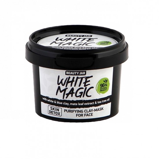 Beauty Jar - "WHITE MAGIC" - Purifying Clay-Mask For Face 140gr