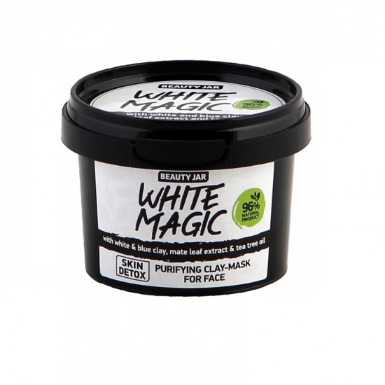 Beauty Jar - "WHITE MAGIC" - Purifying Clay-Mask For Face 140gr Beauty Jar - "WHITE MAGIC" - Purifying Clay-Mask For Face 140gr