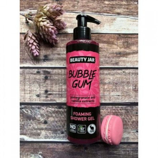 Beauty Jar - "BUBBLE GUM" - Foaming Shower Gel with Pomegranate & Vanilla Extracts 250ml Beauty Jar - "BUBBLE GUM" - Foaming Shower Gel with Pomegranate & Vanilla Extracts 250ml