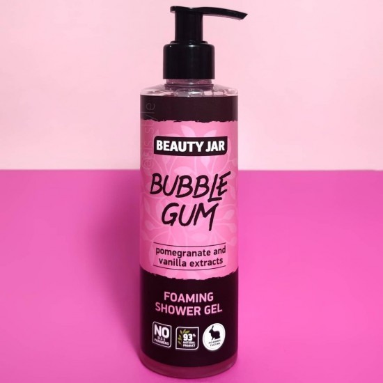 Beauty Jar - "BUBBLE GUM" - Foaming Shower Gel with Pomegranate & Vanilla Extracts 250ml Beauty Jar - "BUBBLE GUM" - Foaming Shower Gel with Pomegranate & Vanilla Extracts 250ml