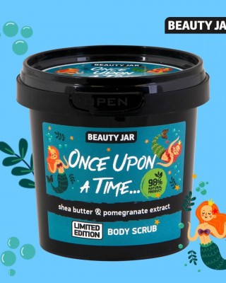 Beauty Jar - “ONCE UPON A TIME …” - Body Scrub with Shea Butter & Pomegranate Extract 200gr