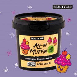 Beauty Jar - “ALL IN MUFFIN” - Body Scrub with Cocoa Butter & Vanilla Extract 160g