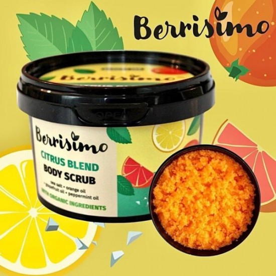 Beauty Jar Berrisimo - “CITRUS BLEND” Body Scrub 400gr Beauty Jar Berrisimo - “CITRUS BLEND” Body Scrub 400gr