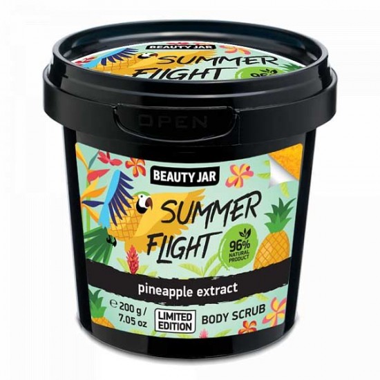 Beauty Jar - “SUMMER FLIGHT” - Limited Edition Body Scrub 200gr Beauty Jar - “SUMMER FLIGHT” - Limited Edition Body Scrub 200gr