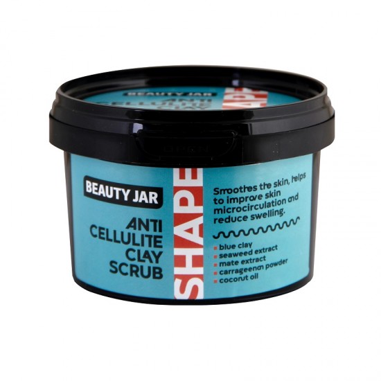 Beauty Jar Shape - “ANTI-CELLULITE CLAY SCRUB” Scrub Αργίλου Kατά Της Κυτταρίτιδας 380gr Beauty Jar Shape - “ANTI-CELLULITE CLAY SCRUB” Scrub Αργίλου Kατά Της Κυτταρίτιδας 380gr