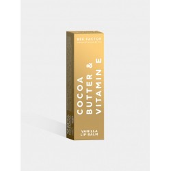 BEE FACTOR -  Lip Balm Vanilla με Βούτυρο Κακαό & Βιταμίνη Ε 