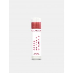 BEE FACTOR -  Lip Balm Cherry με Βούτυρο Κακαό & Βιταμίνη Ε 