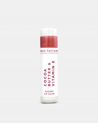 BEE FACTOR -  Lip Balm Cherry με Βούτυρο Κακαό & Βιταμίνη Ε 
