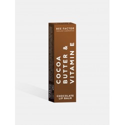 BEE FACTOR -  Lip Balm Chocolate με Βούτυρο Κακαό & Βιταμίνη Ε 