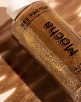 BEE FACTOR  Shimmering Body Milk - Glow Up Mocha 100ml