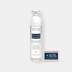 BEE FACTOR Day Cream - Hyaluronic & Collagen 50ml + 50ml FREE