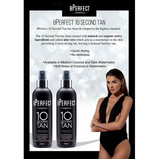 BPERFECT 10 Second Tan Mousse - Dark Watermelon 200ml BPERFECT 10 Second Tan Mousse - Dark Watermelon 200ml