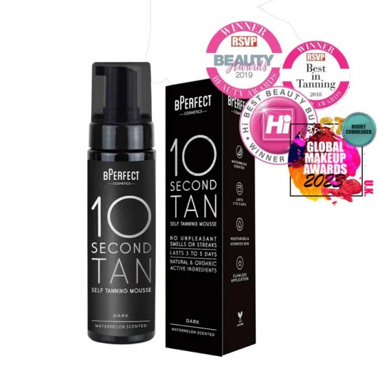 BPERFECT 10 Second Tan Mousse - Dark Watermelon 200ml BPERFECT 10 Second Tan Mousse - Dark Watermelon 200ml