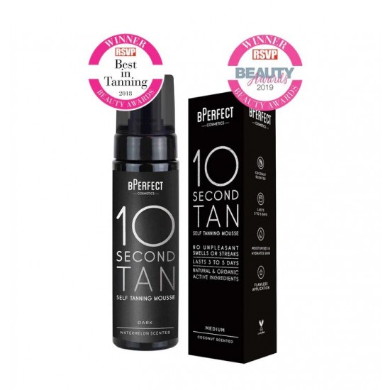 BPERFECT 10 Second Tan Mousse - Medium Coconut 200ml BPERFECT 10 Second Tan Mousse - Medium Coconut 200ml