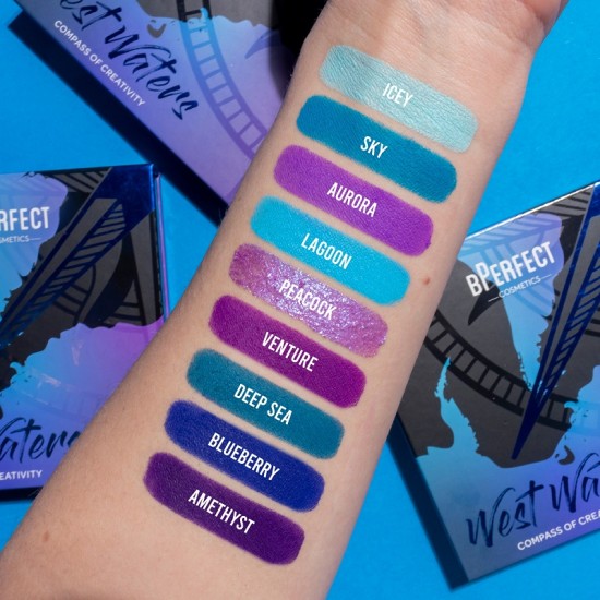 BPERFECT Compass of Creativity - West Waters Palette BPERFECT Compass of Creativity - West Waters Palette