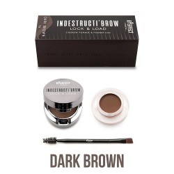 BPERFECT Indestructi'Brow Lock and Load Eye Brow Set - Dark Brown 4gr