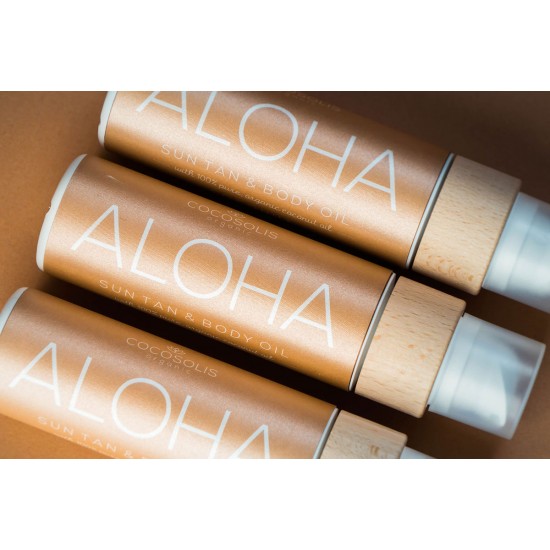 COCOSOLIS ORGANIC ALOHA Sun Tan Body Oil - 110ml