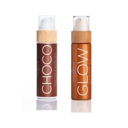 COCOSOLIS ORGANIC SET - Choco Sun Tan Body Oil 110ml+ Glow Shimmer Oil 110ml
