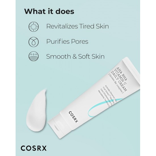 COSRX - Refresh AHA BHA Vitamin C Daily Cream 50ml COSRX - Refresh AHA BHA Vitamin C Daily Cream 50ml
