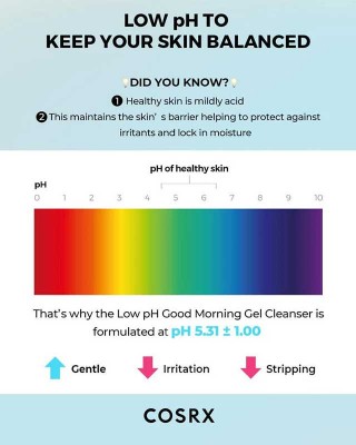 COSRX - Low pH Good Morning Gel Cleanser - Gentle Face Wash - 150ml