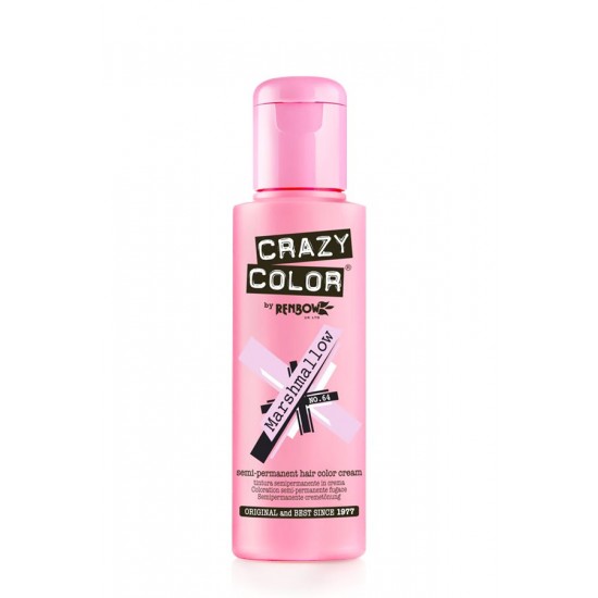 CRAZY COLOR Semi-Permanent - 64 Marshmallow 100ml CRAZY COLOR Semi-Permanent - 64 Marshmallow 100ml