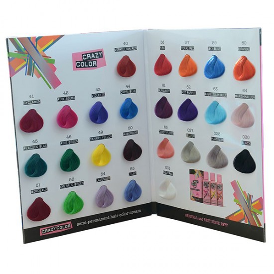 CRAZY COLOR Semi-Permanent - 44 Capri Blue 100ml CRAZY COLOR Semi-Permanent - 44 Capri Blue 100ml