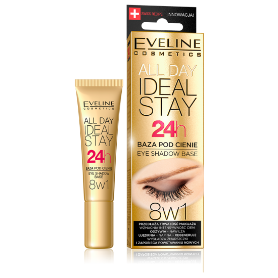 EVELINE Ideal Stay 24H All Day Eyeshadow Base 12ml EVELINE Ideal Stay 24H All Day Eyeshadow Base 12ml