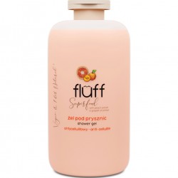 FLUFF Refreshing Shower Gel - Peach & Grapefruit Anti Cellulite 500ml