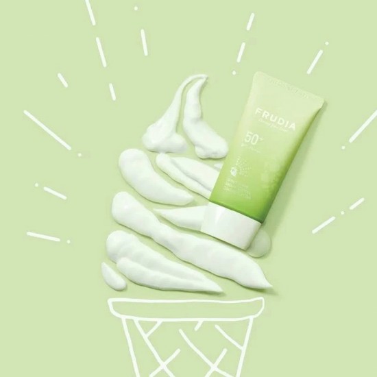 FRUDIA - High Protection Green Grape Sebum Control Cooling Sun Gel SPF50+ PA++++ FRUDIA - High Protection Green Grape Sebum Control Cooling Sun Gel SPF50+ PA++++