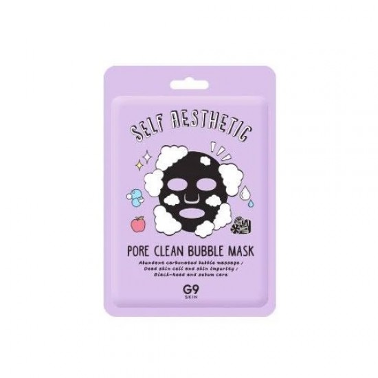 G9 SKIN Self Aesthetic Pore Clean Bubble Mask 1pc G9 SKIN Self Aesthetic Pore Clean Bubble Mask 1pc