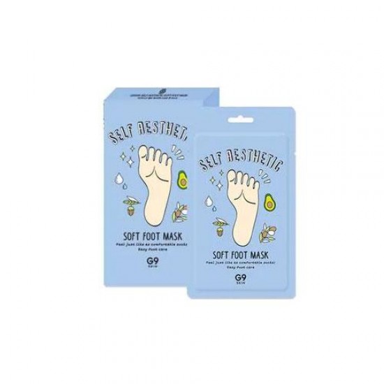 G9 SKIN Self Aesthetic Soft Foot Mask 1pc G9 SKIN Self Aesthetic Soft Foot Mask 1pc