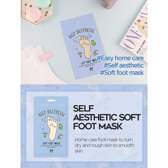 G9 SKIN Self Aesthetic Soft Foot Mask 1pc G9 SKIN Self Aesthetic Soft Foot Mask 1pc