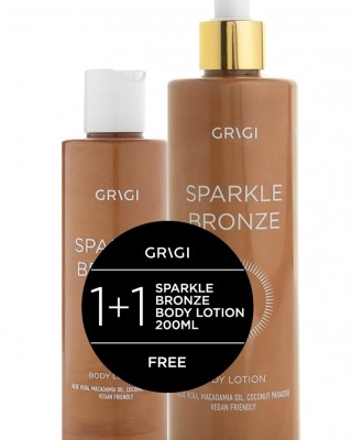GRIGI SPARKLE BRONZE BODY LOTION 300ml CITY BRONZE + ΔΩΡΟ 200ml
