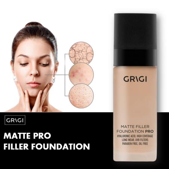 GRIGI Matte Pro Filler Foundation - Fair Beige N.31 30gr