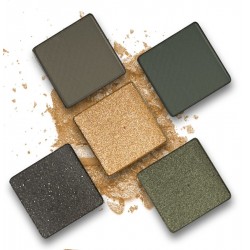 GRIGI PRO Metallic & Shimmer Eyeshadow Palette - The Green Paradise N.507 12gr